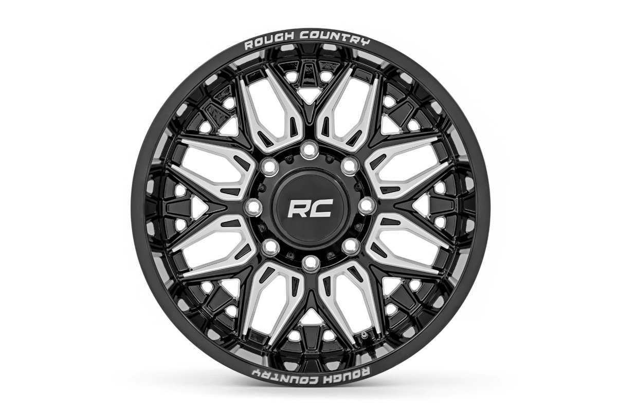 Chevrolet Tahoe Wheel - Rough Country - 86 Series, One-Piece - Gloss Black - '00-'06